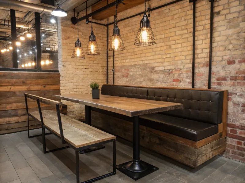 Industrial Loft Banquette