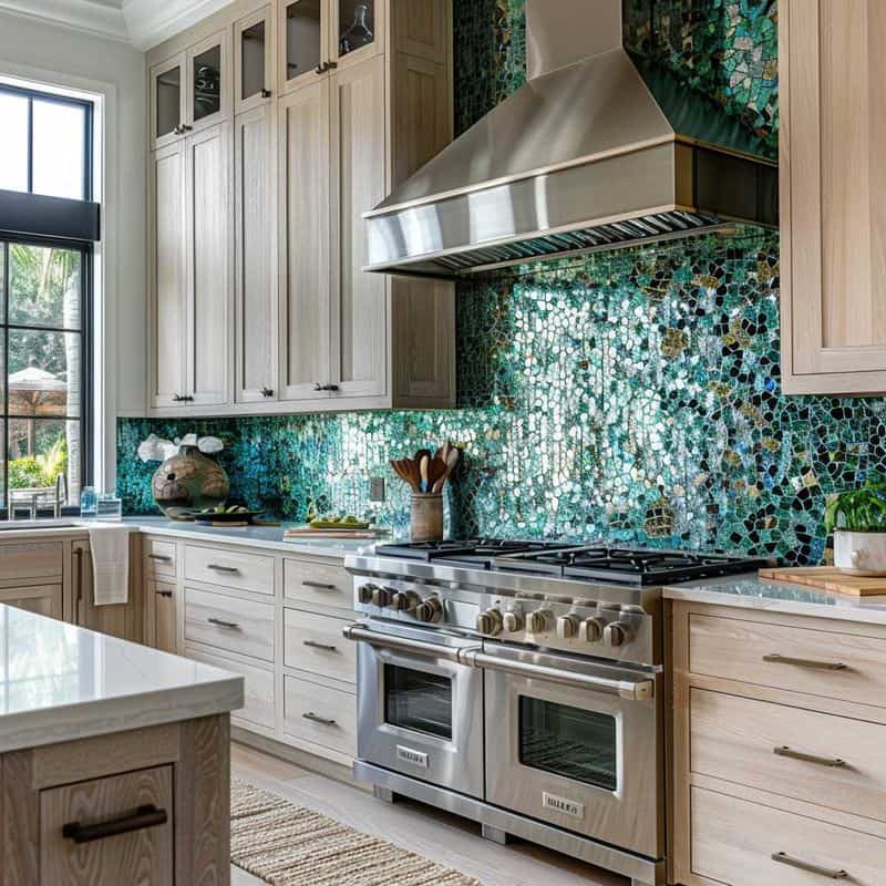 Intricate Tile Backsplash