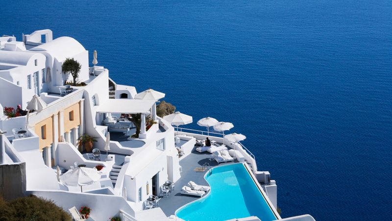 Katikies Hotel, Santorini, Greece