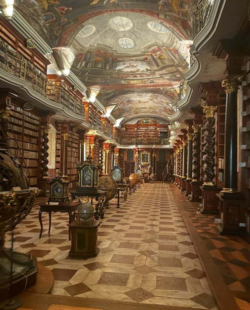 Klementinum National Library in Prague, Czech Republic