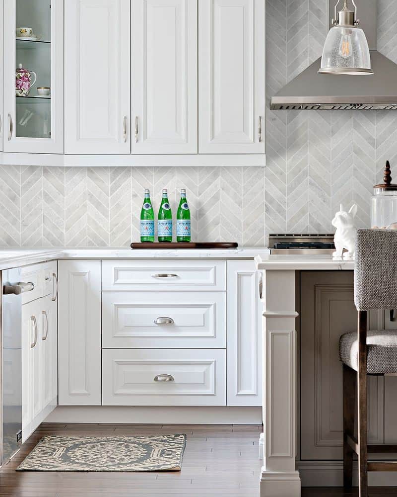 Marble Chevron Tiles