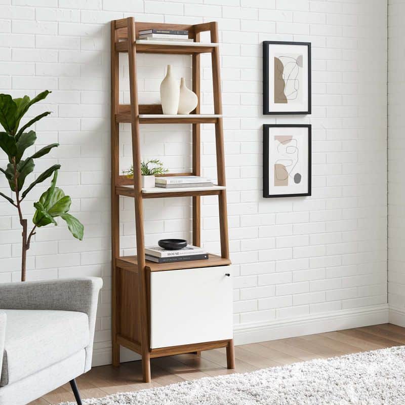 Mid-Century Modern Book Tower