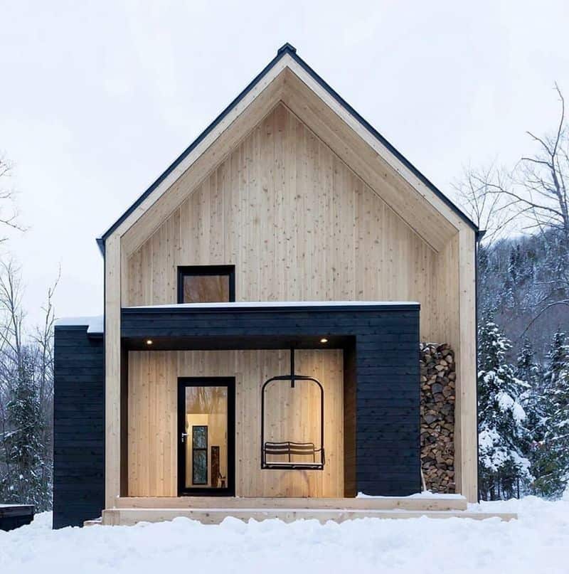 Minimalist Wooden Retreat