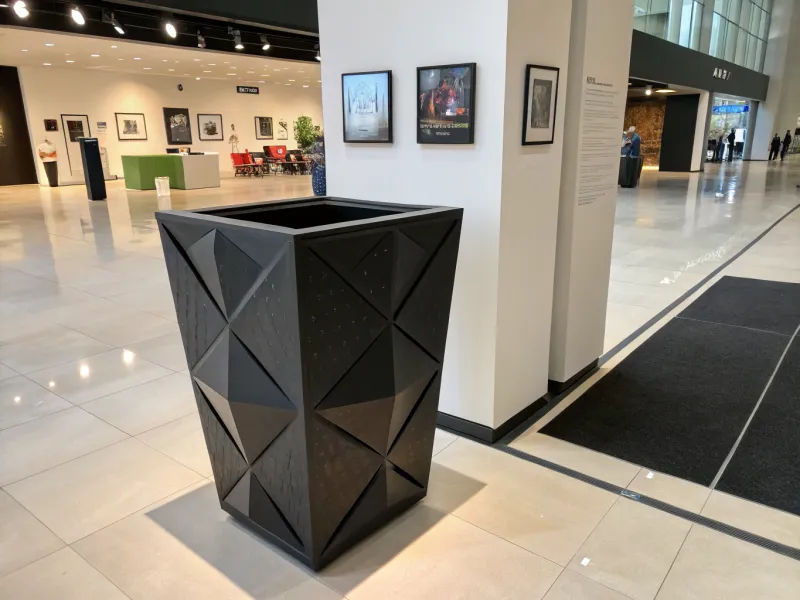 Modern Geometric Bin