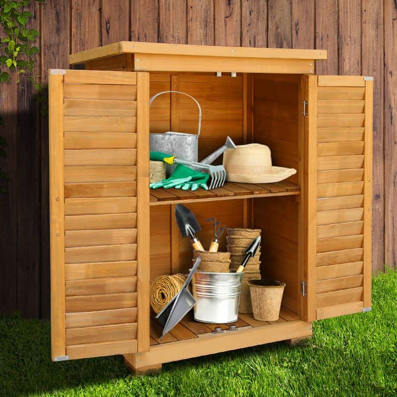 Outdoor Storage Cabinet with Shelves