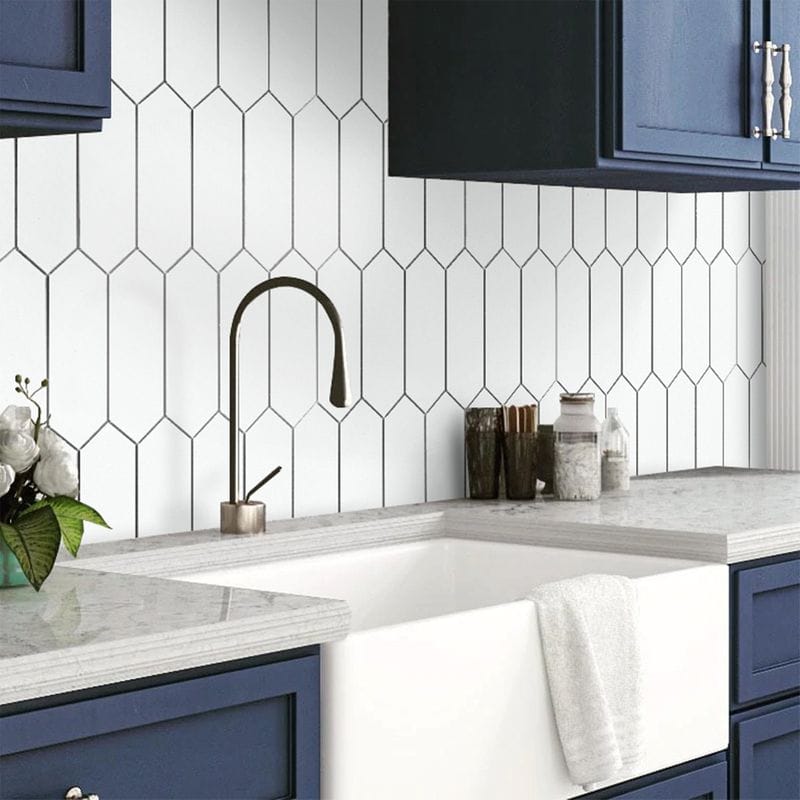 Peel-and-Stick Backsplash