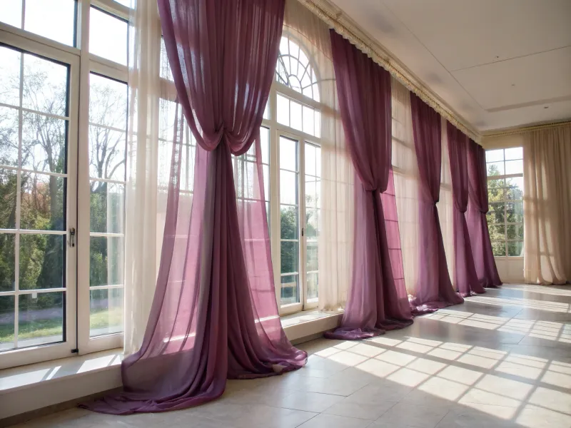 Plum Curtains