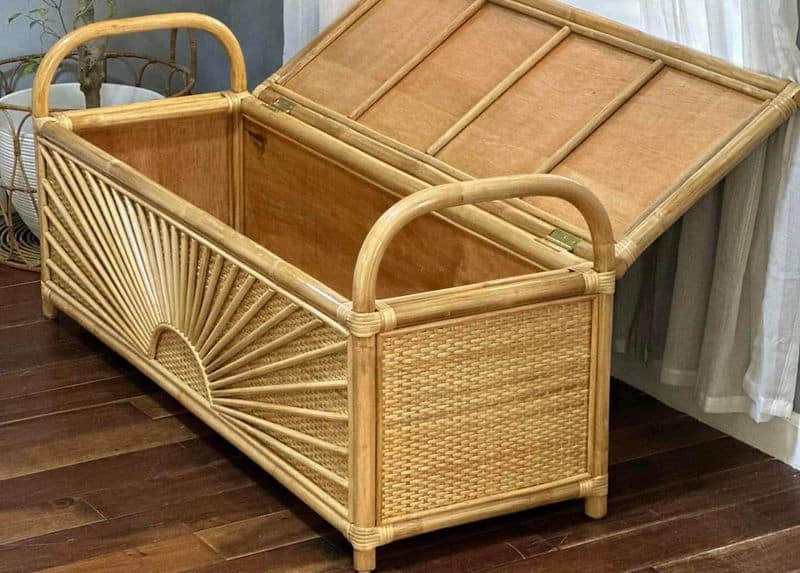 Reed Basket Storage Trunks