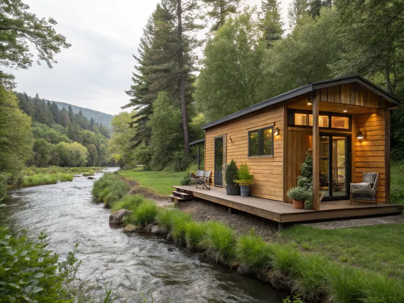 Riverside Rustic Cabin