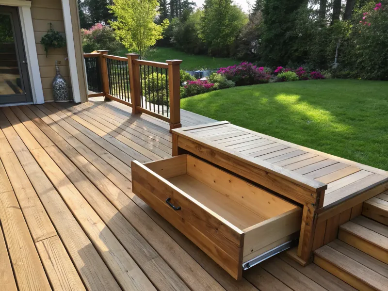 Roll-Out Deck Storage Drawer