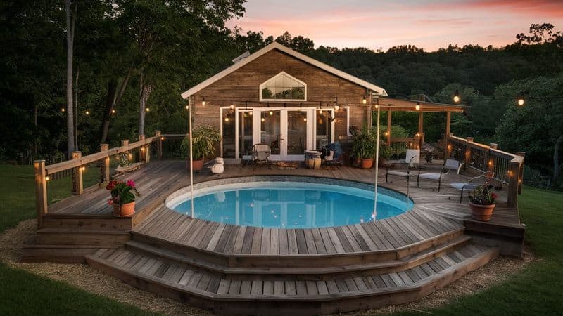 Rustic Country Pool