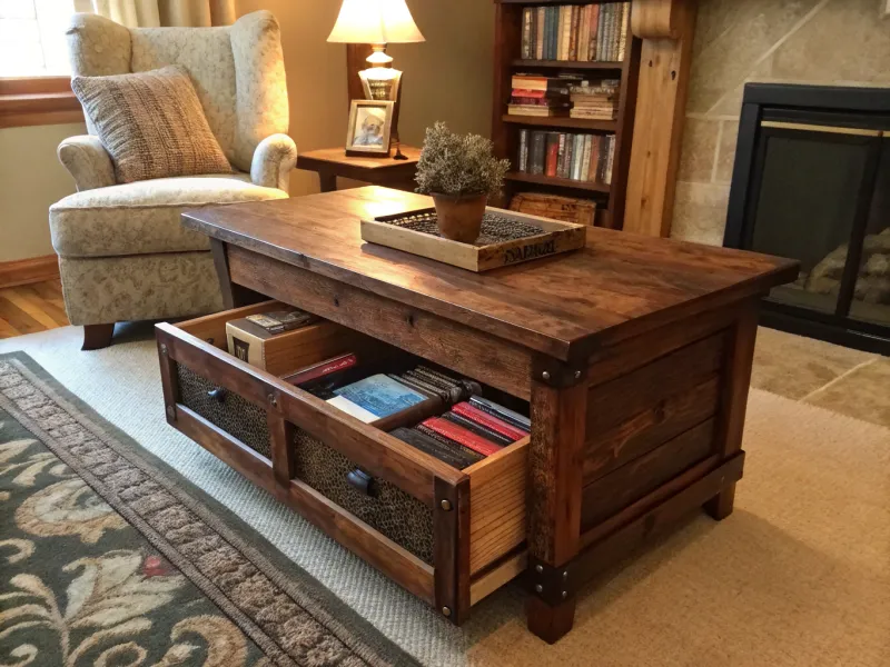 Secret Compartment Coffee Table