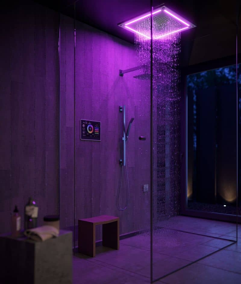 Showerheads with LED Lights