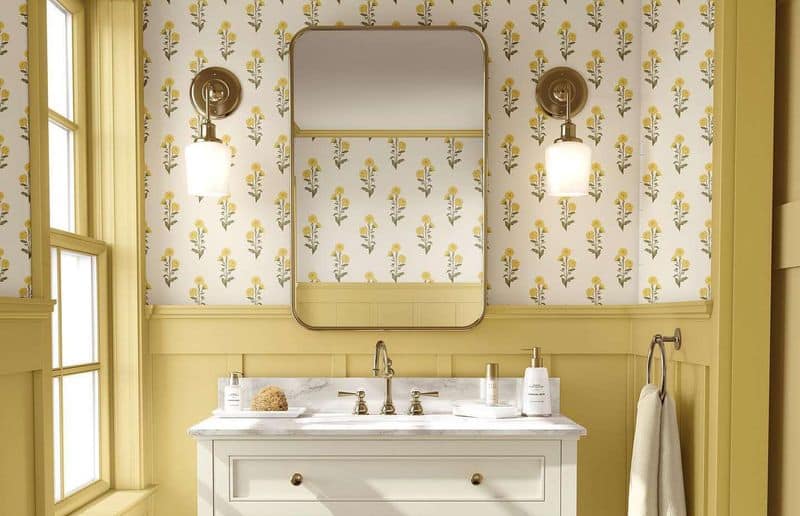 Sunny Yellow Bathroom