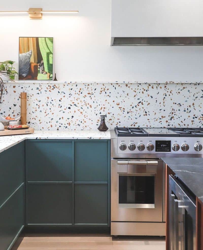 Terrazzo Kitchen Backsplash