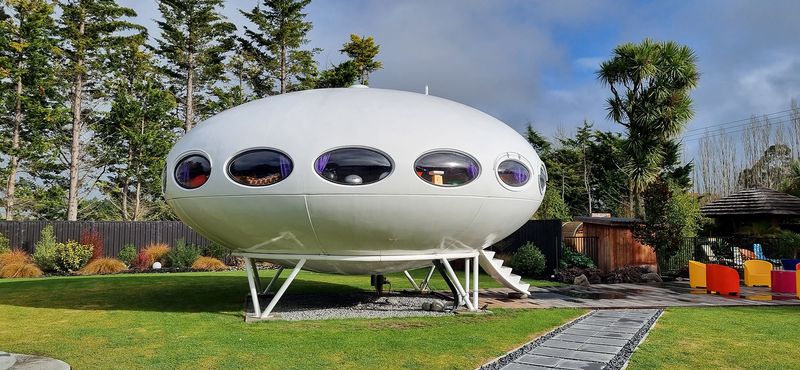 The Spaceship House in New Zealand