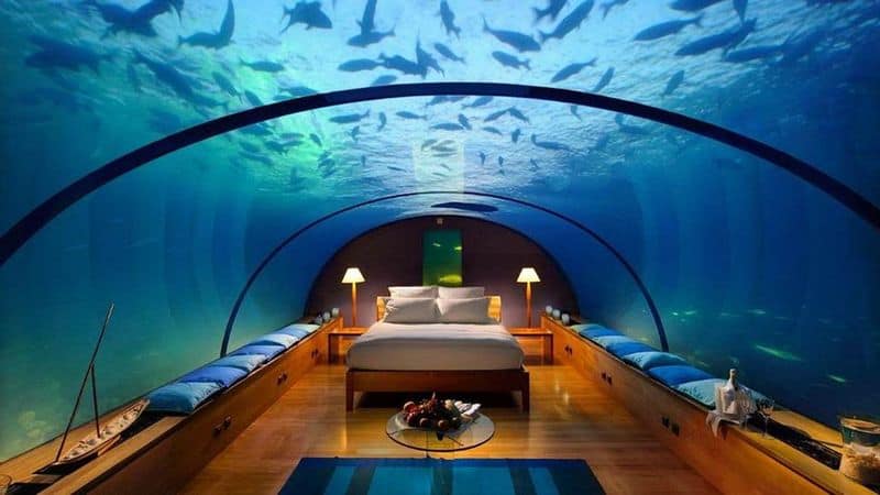 The Underwater Villa in the Maldives