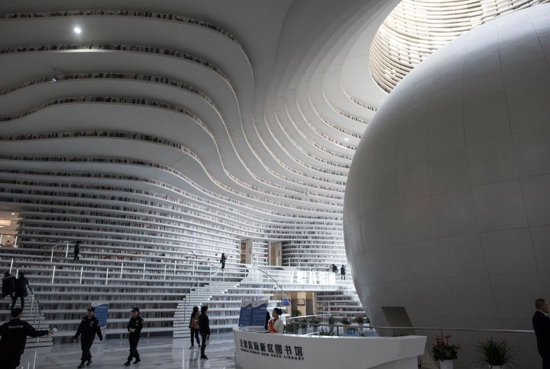 Tianjin Binhai Library, Hebei Province, China