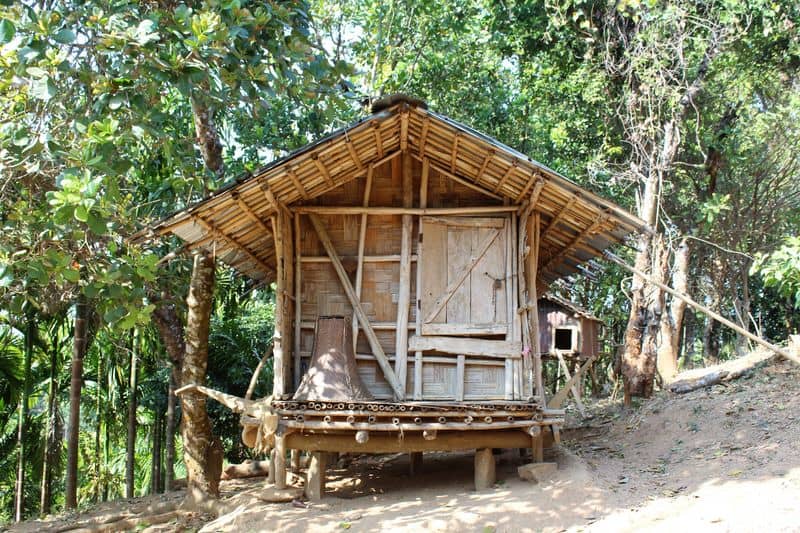 Traditional Bamboo Hut