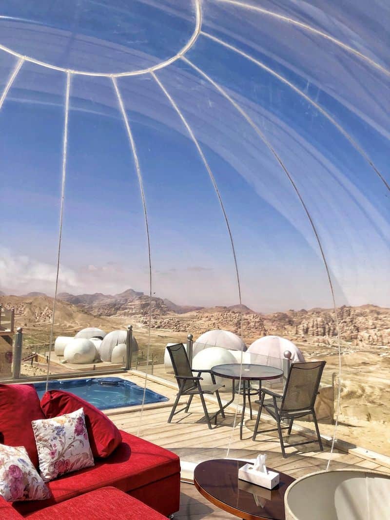 Transparent Bubble Rooms