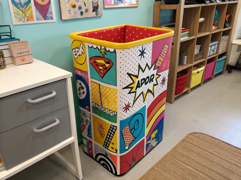 Vibrant Pop Art Bin