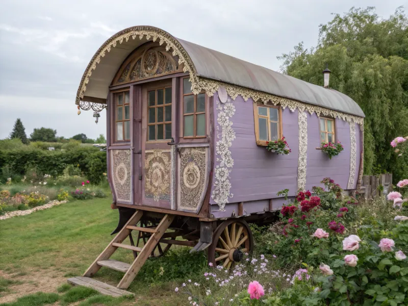 Vintage Chic Gypsy Wagon