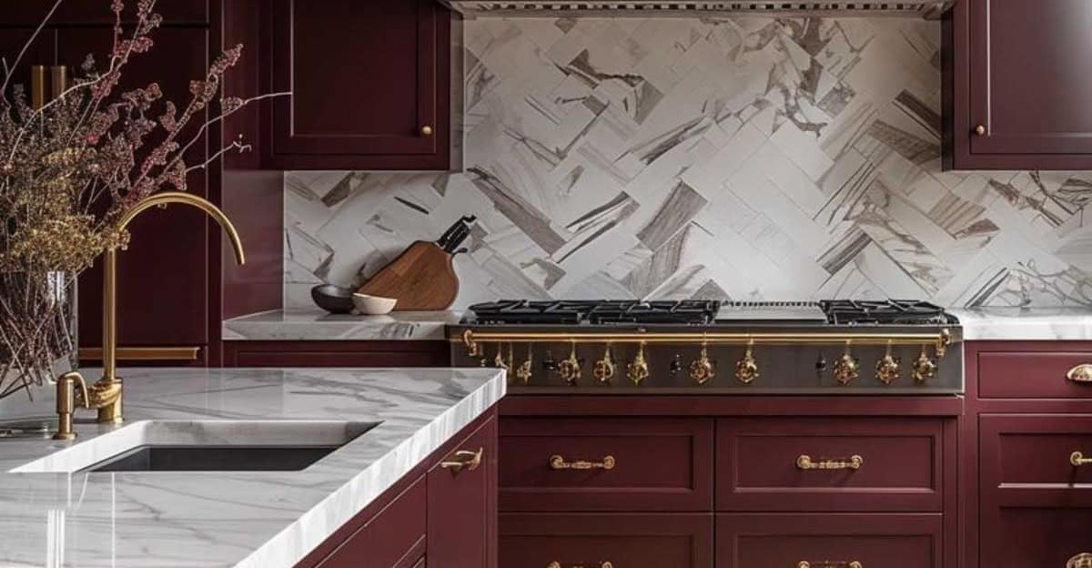 10 Burgundy Kitchens That Are Drunk on Style