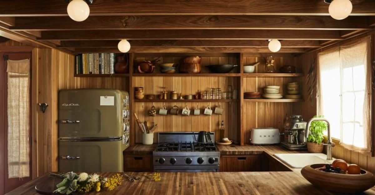 10 Cozy and Functional Log Cabin Kitchen Designs