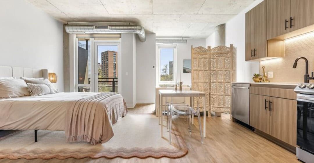 28 Small Apartment Design Ideas to Maximize Space and Style in 2025 - Trendy Small Textured Apartment Layouts