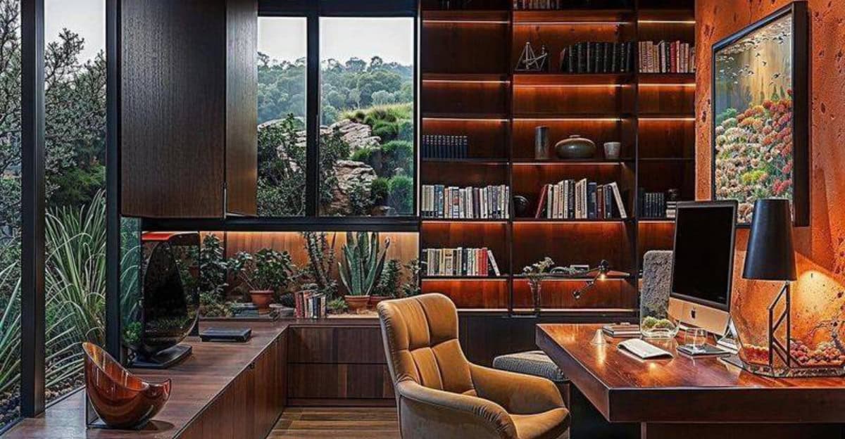 10 Transitional Home Offices Where Classic Meets Contemporary