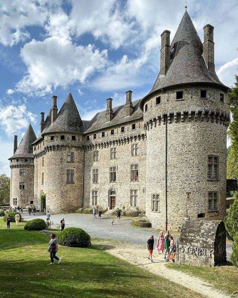 15th-century Castle, Corrèze, France