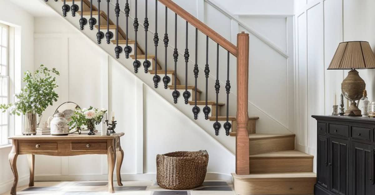 How One Simple Addition Can Elevate The Look of Your Boring Staircase