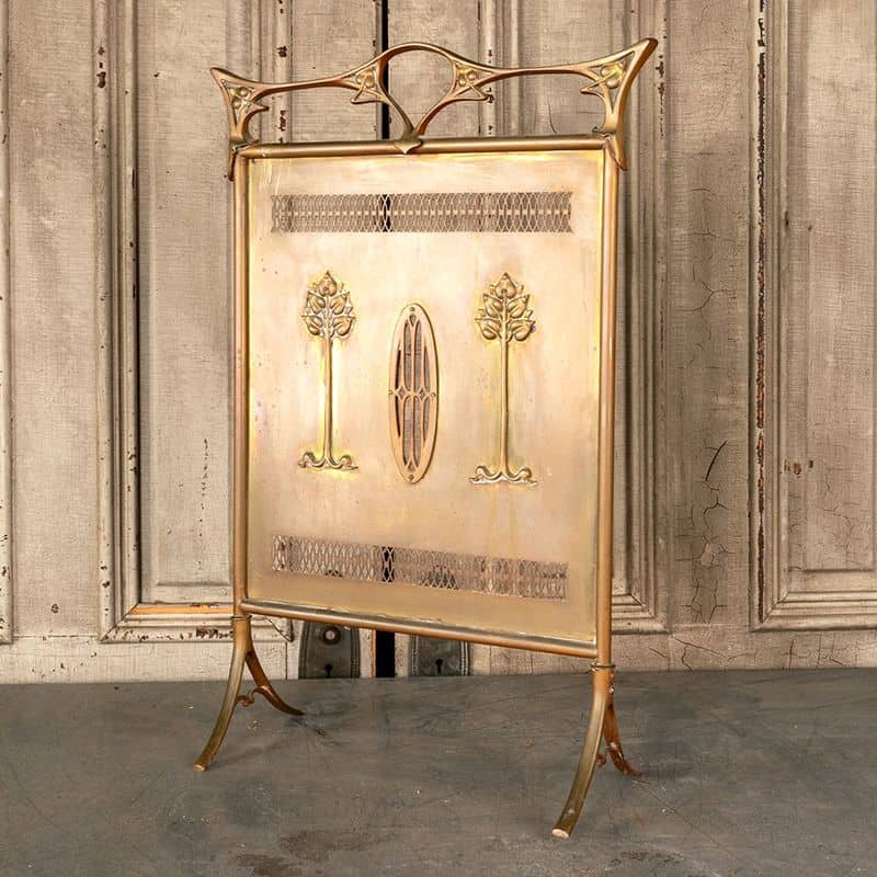 Antique Fire Screen