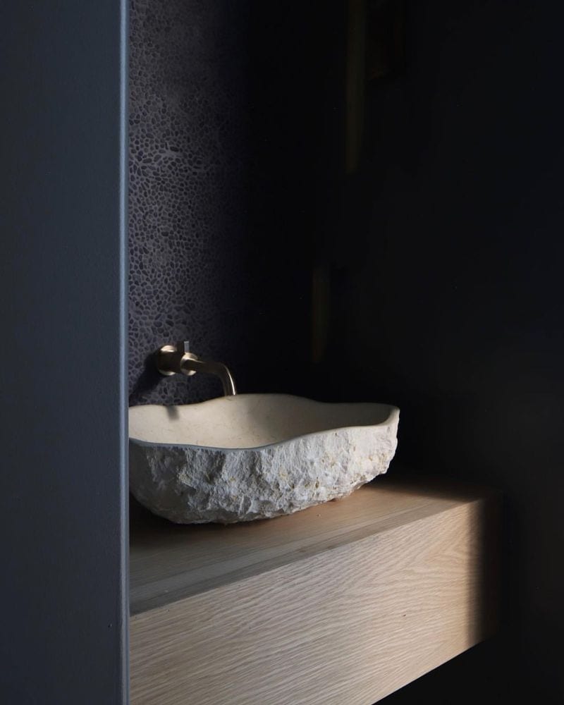 Artisanal Stone Carved Sink