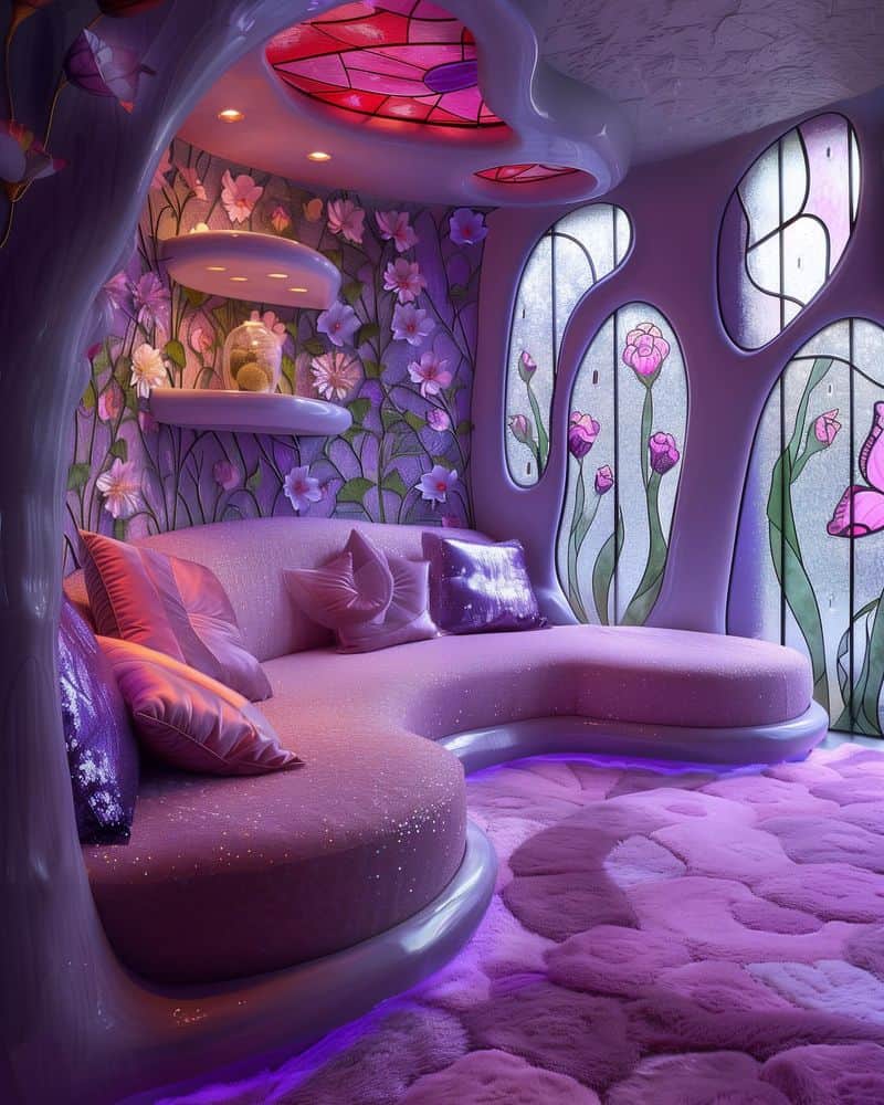 Barbie-Themed Reading Corner