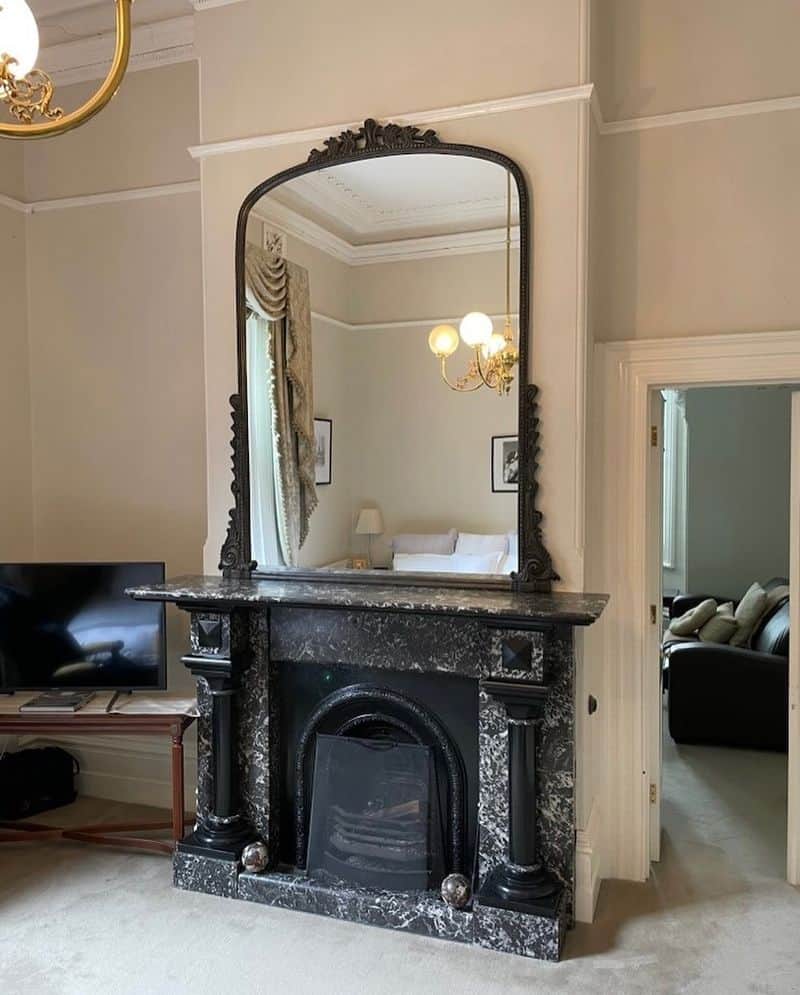 Baroque Overmantel Mirror