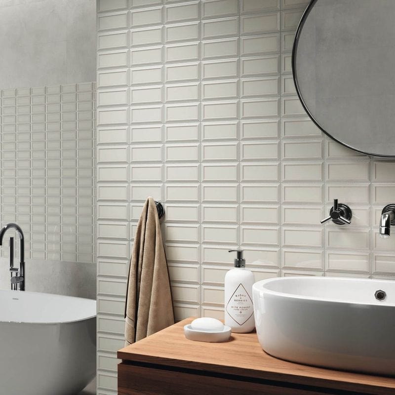 Beige Bevelled Tiles