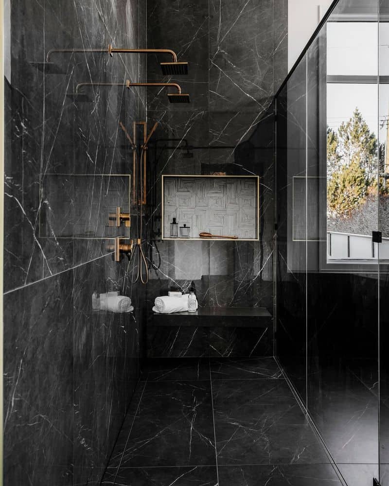 Bold Black Marble Statement