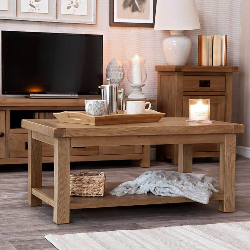 Bulky Oak Coffee Table