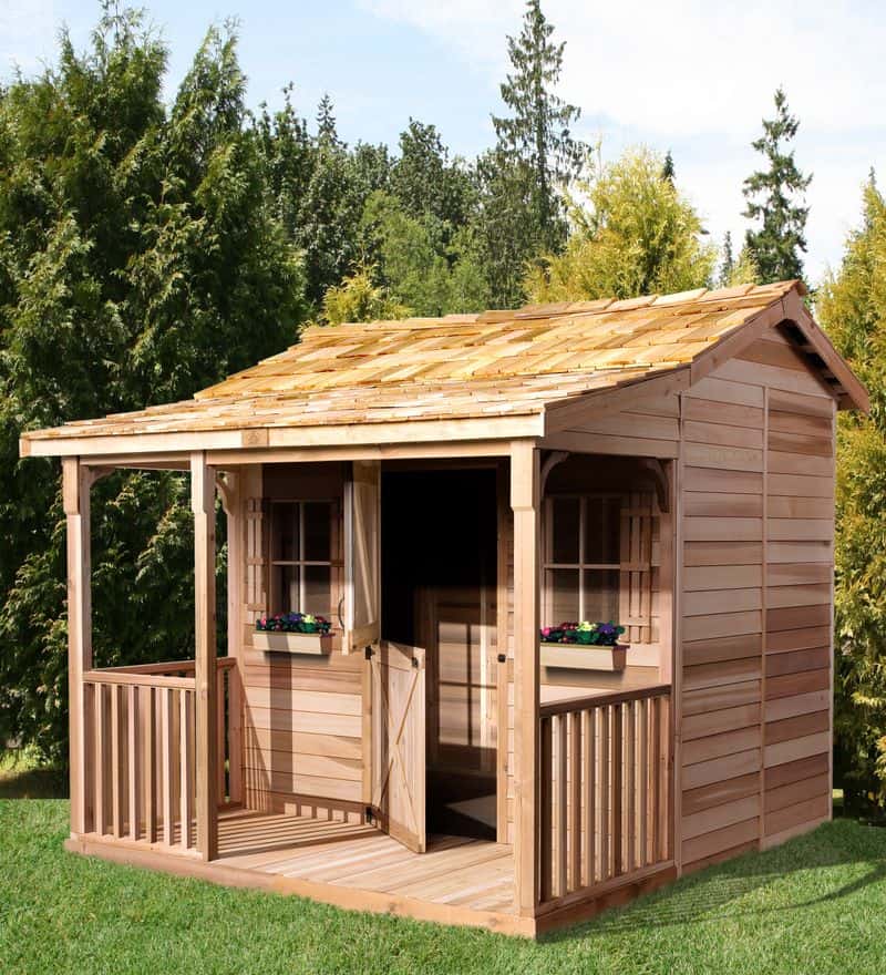 Bunkhouse Wood Storage Shed