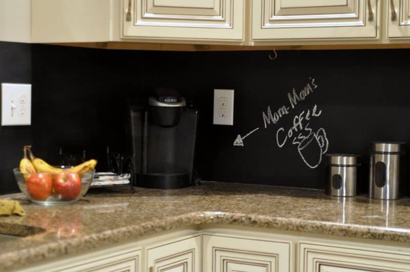 Chalkboard Backsplash