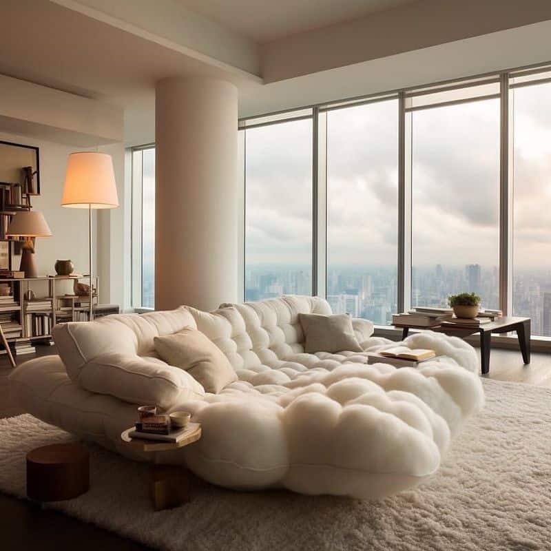 Cloud-Shaped Sofa