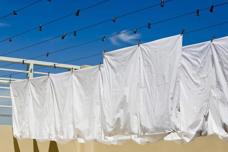 Dry Sheets in Sunlight