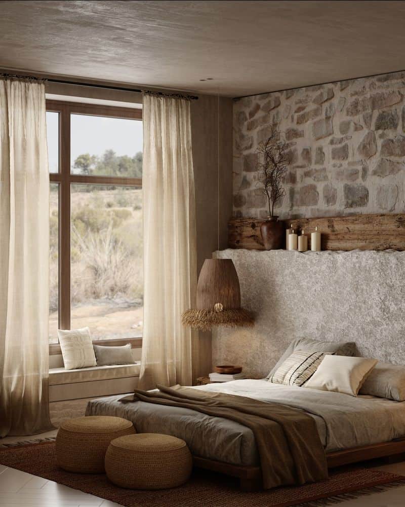 Earthy Bedroom Bliss