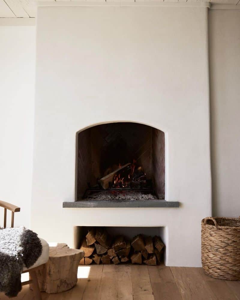 Elegant Stucco Fireplaces