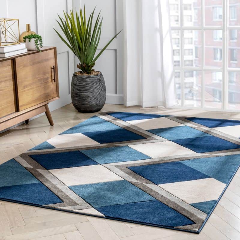 Geometric Pattern Area Rug