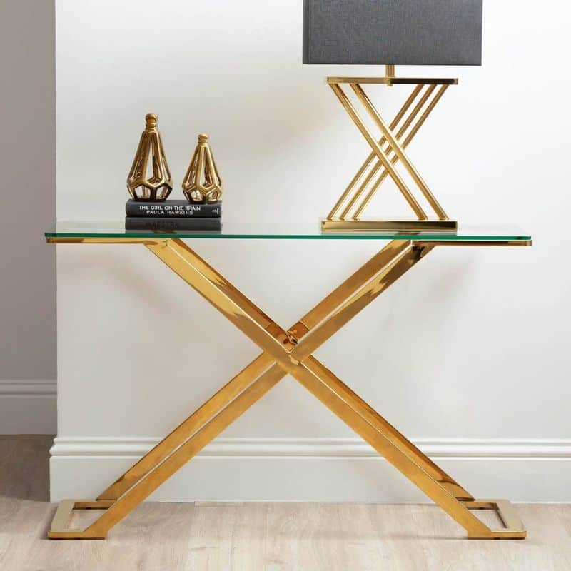 Glass Console Table