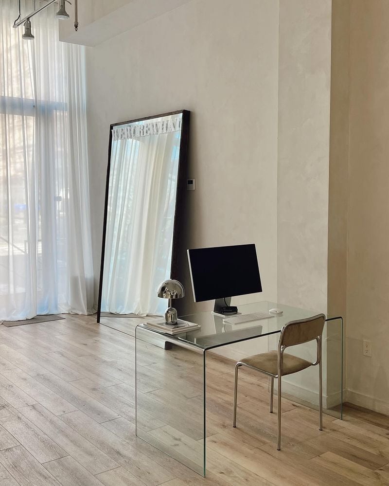 Glass Desk