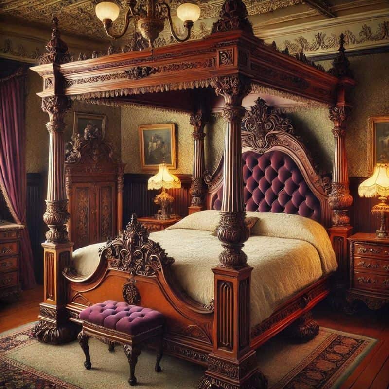 Gothic Canopy Bed