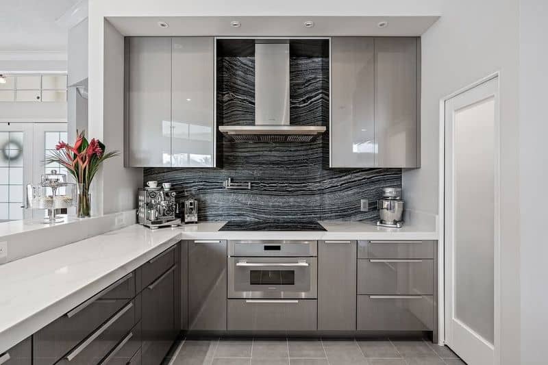 High-Gloss Cabinets